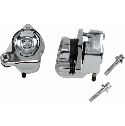 Front Brake Caliper Kit Chrome Dual