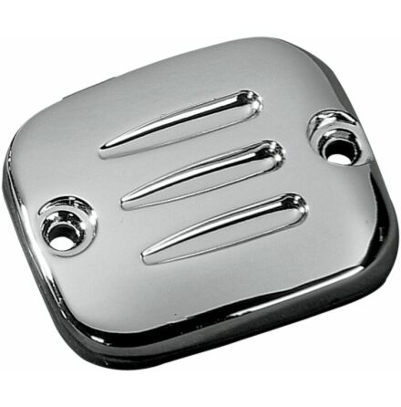 Handlebar Master Cylinder Cover Groove Chrome