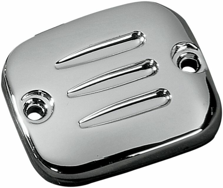 Handlebar Master Cylinder Cover Groove Chrome