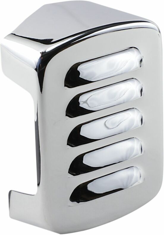 Coil Cover Louvered Chrome