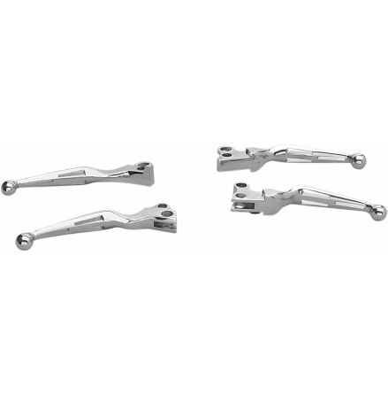 Lever Set Slotted F/82-95 Chrome