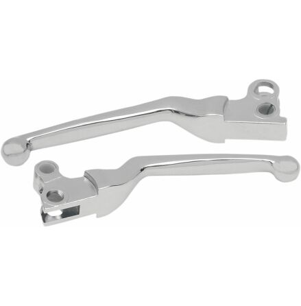 Clutch/Brake Lever Set 82-95Hd Chrome