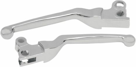 Clutch/Brake Lever Set 82-95Hd Chrome