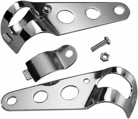 Side-Mount Headlight Bracket Chrome