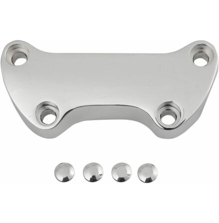 Handlebar Clamp Smooth Chrome