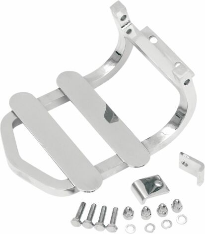 Luggage Rack For Square Sissy Bar Chrome