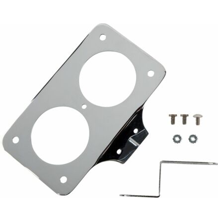 Laydown License Plate Mount Steel