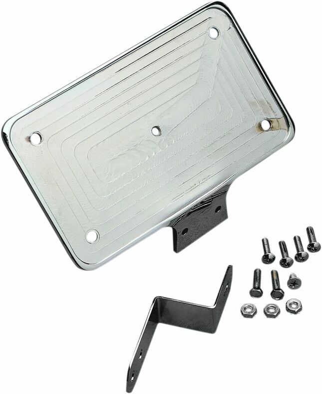 Laydown License Plate Mount Billet