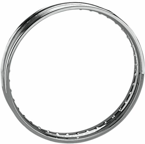 Front Rim 21"X2.15" 40-Hole Steel Chrome