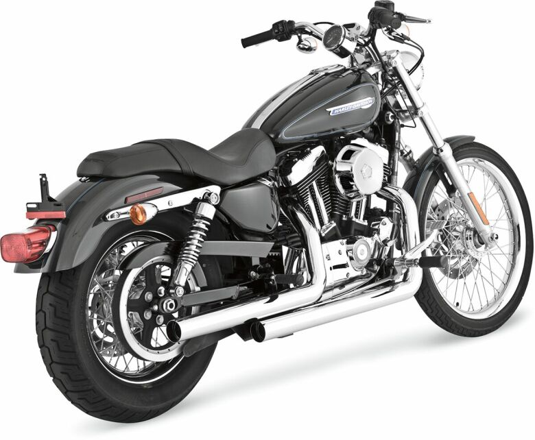 Avgassystem Straightshots - 04-13 Sportster