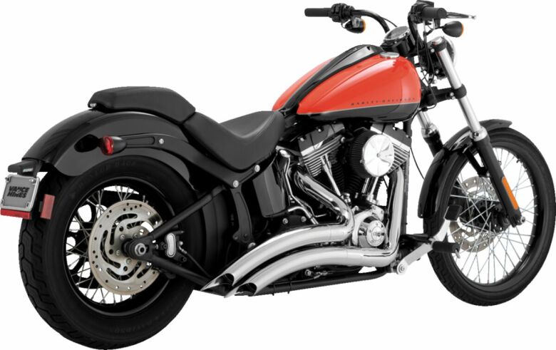 Avgassystem Big Radius 2-2 Krom - 86-17 Softail