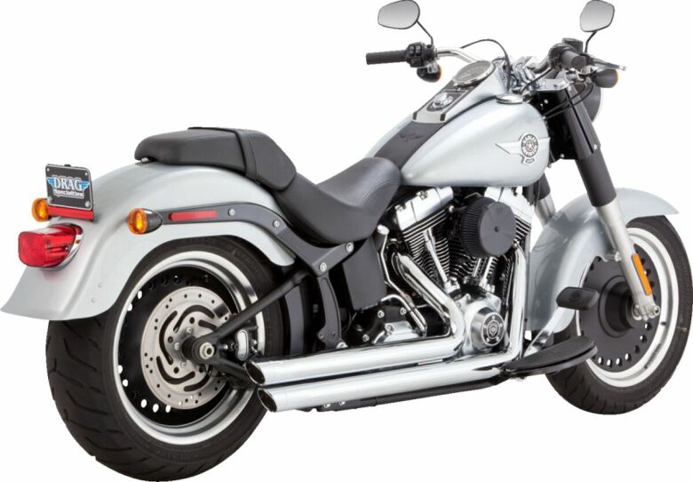 Avgassystem Big Shots Staggered Krom - 86-17 Softail