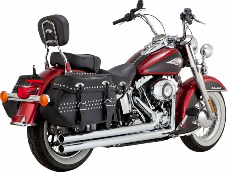 Avgassystem Big Shot Long 2-2 Krom - 86-17 Softail