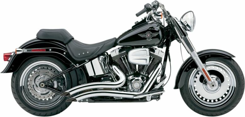 Cobra Avgassystem Speedster Shorts Swept Krom - 06 Softail