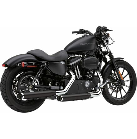 Cobra Slip-On 3&quot; Slash Cut Svart - 04-13 Sportster