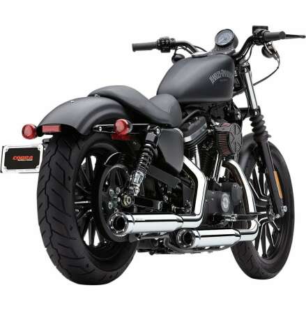 Cobra Slip-On 3&quot; Rpt Krom - 14-19 Sportster