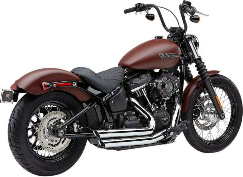 Cobra Avgassystem Speedster Slashdown Krom - Softail Frn -18