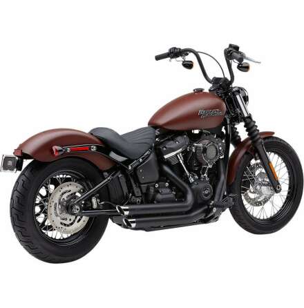 Cobra Avgassystem Speedster Slashdown Svart - Softail Frn -18