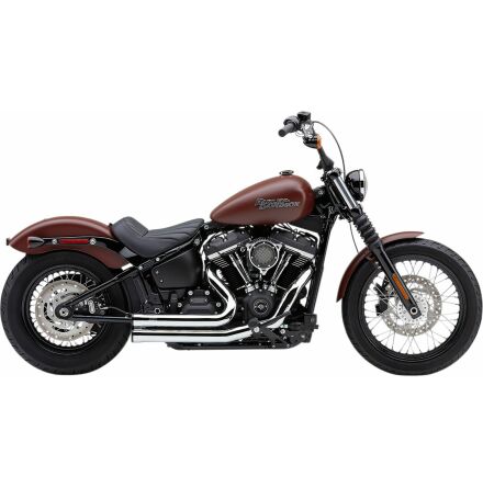 Cobra Avgassystem 909 Short Speedster Rpt Krom - Softail Frn -18