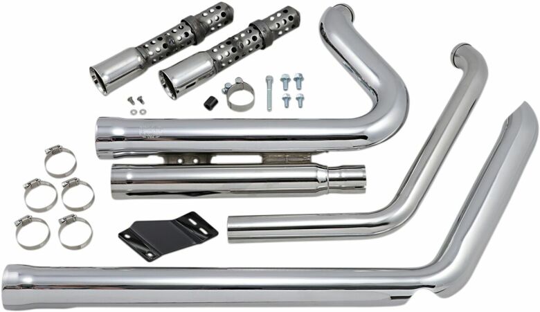 Cobra Avgassystem Speedster 909 Short 2-2 Krom - 12-17 Softail