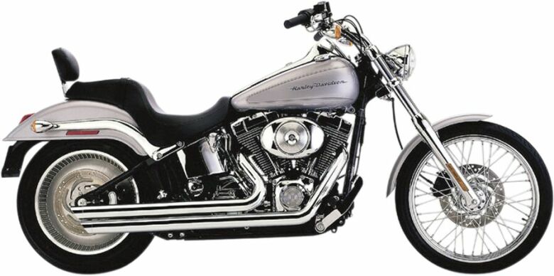 Cobra Avgassystem Speedster Slash Down Krom - 07-11 Softail