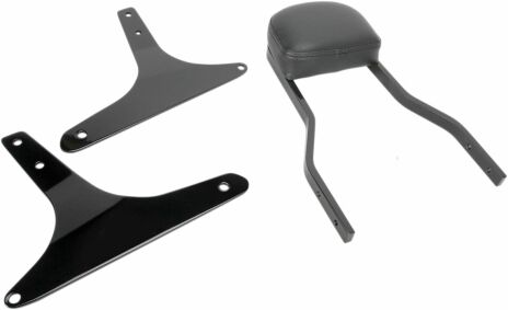 Sissy Bar Short Svart Softailail