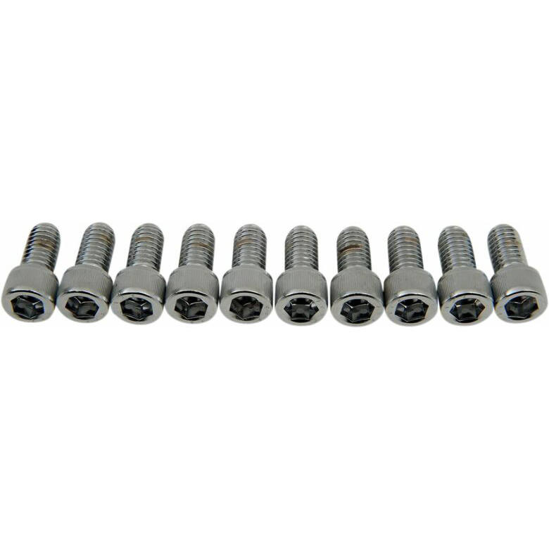 Socket-Head Bolt 3/8-16X0.75 Knurled Chrome