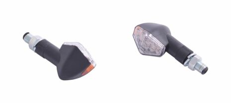 Blinkers Set LED Kort "Hexagon" Svart