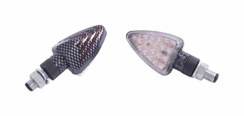 Blinkers Set LED "Arrow" Kolfiber