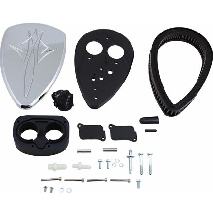 Luftintag kit Big Air Pinstripe VTX1800 Krom