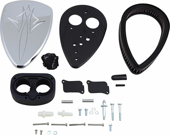 Luftintag kit Big Air Pinstripe VTX1800 Krom