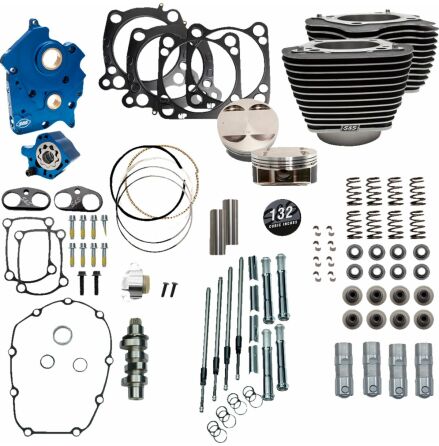 132&quot; Power Package Engine Performance Kit - Chain Drive - Oil Cooled - M8