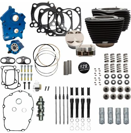 129&quot; Power Package Engine Performance Kit - Chain Drive - Oil Cooled - M8