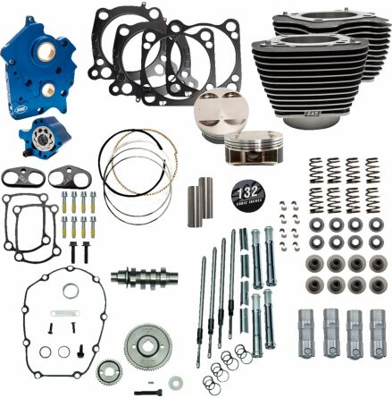 132&quot; Power Package Engine Performance Kit - Gear Drive - Water Cooled - M8