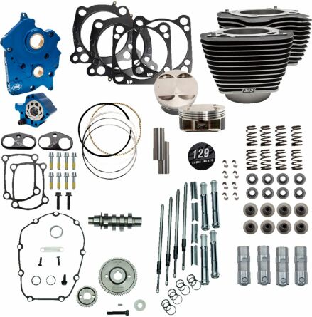 129&quot; Power Package Engine Performance Kit - Gear Drive - Oil Cooled - M8