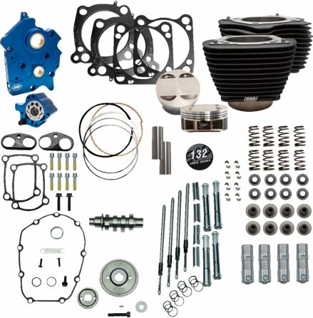 132&quot; Power Package Engine Performance Kit - Gear Drive - Oil Cooled - M8