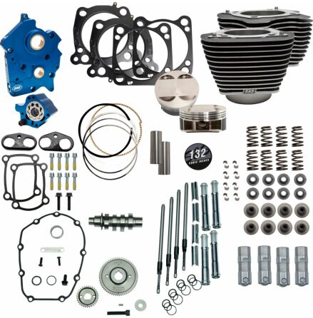 132&quot; Power Package Engine Performance Kit - Gear Drive - Oil Cooled - M8