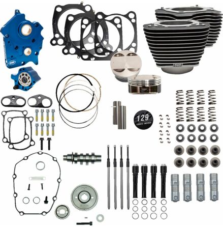 129&quot; Power Package Engine Performance Kit - Gear Drive - Oil Cooled - M8