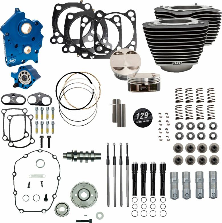 129" Power Package Engine Performance Kit - Gear Drive - Oil Cooled - M8